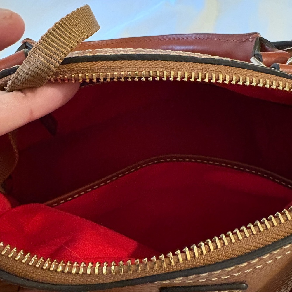 Dooney & Bourke Brown Leather Women's Bag - Picture 5 of 7